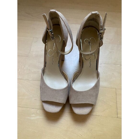 Jessica Simpson "Palyn" platform heel sz 6/6.5 New FLAW - missized - Picture 2 of 6